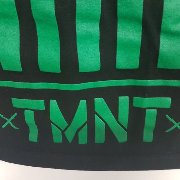 TMNT T-Shirt XL Green Black Tee - Picture 5 of 7